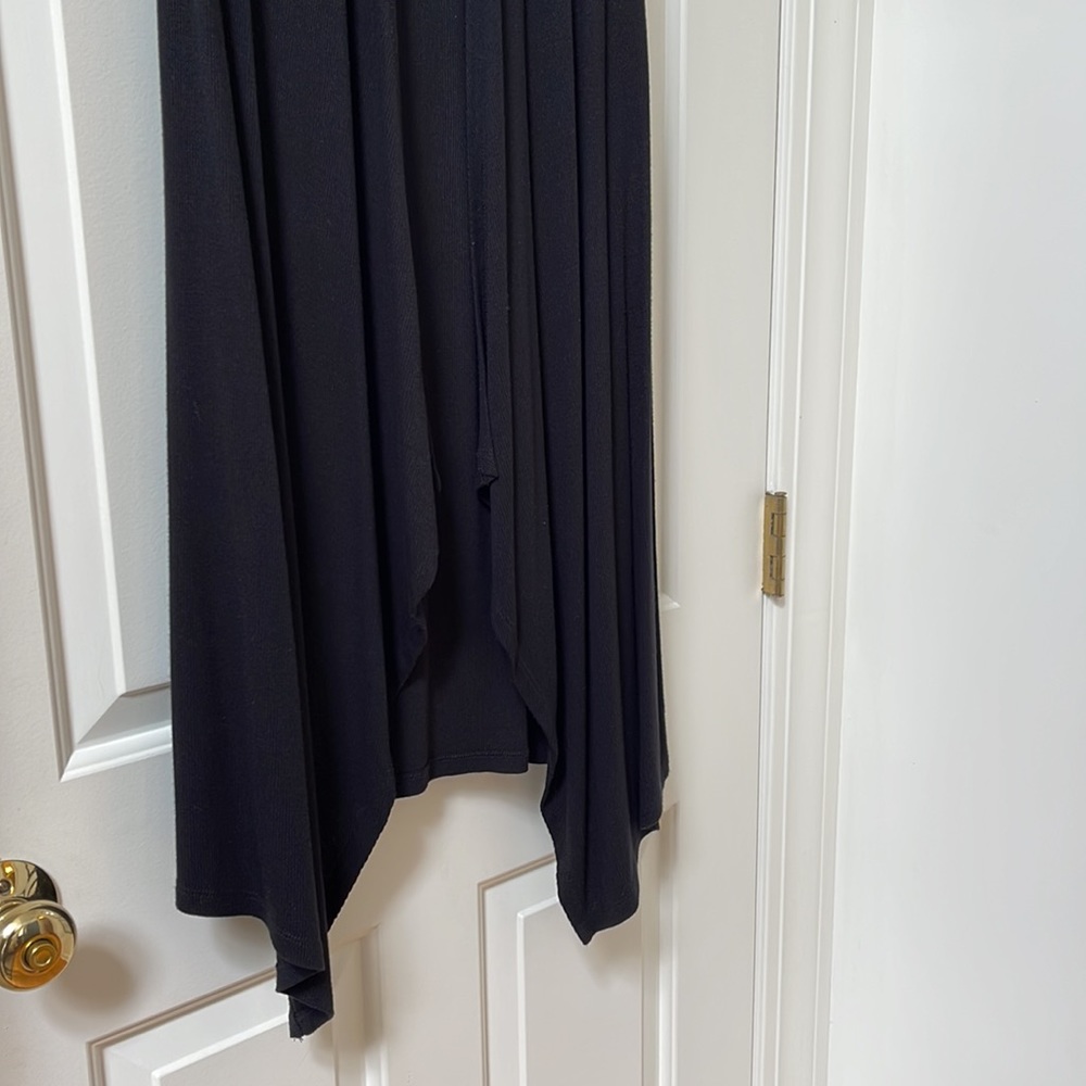 Inc Open Front Drape Long Line Transitional Vest … - image 3